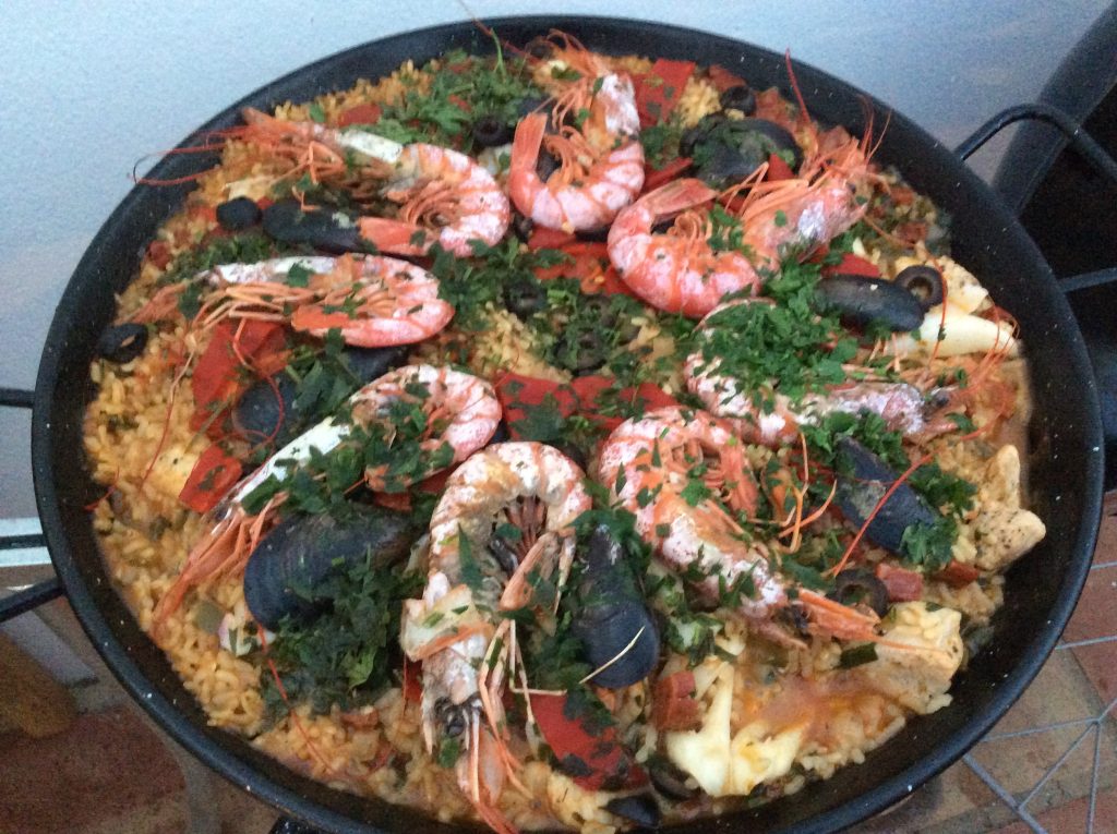 All equipment is provided to make a perfect Paella!